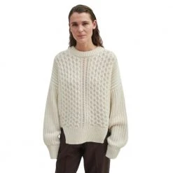 Second Female Offwhite Jacobe Knit White -dame-cardigans Butikk unnamed file 1722