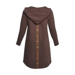 Brun Pont Neuf Deva Lang Cardigan Med Hette Cardigan Brown -dame-cardigans Butikk unnamed file 1770