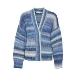 InWear EffieIW Cardigan - Multi Blue Blue
