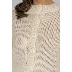 Selected Femme Suanne Ls Knit Short Cardigan - Birch Beige -dame-cardigans Butikk unnamed file 1791
