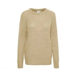 Saint Tropez BROOKESZLS PULLOVER GENSER Beige -dame-cardigans Butikk unnamed file 1796