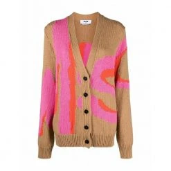 MSGM Cardigans Brown