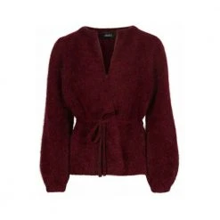 Ella&il Fredrikke Chunky Cardigan Red