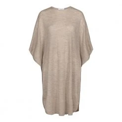 Cathrine Hammel Long Curvy Cardigan Beige