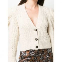 Ulla Johnson Odette Cardigan Beige -dame-cardigans Butikk unnamed file 1861