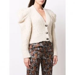 Ulla Johnson Odette Cardigan Beige -dame-cardigans Butikk unnamed file 1862