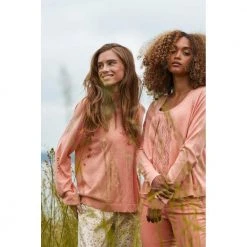 Cream CRAnva Knit Cardigan Pink