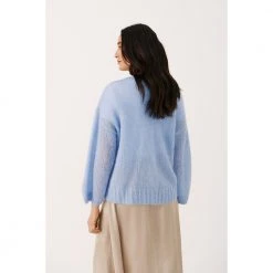 Lys Blå Part Two Rastina Cd Gensere Blue -dame-cardigans Butikk unnamed file 1873