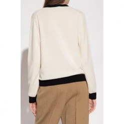 Tory Burch Cashmere Cardigan Beige -dame-cardigans Butikk unnamed file 1895