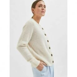 Selected Femme Sia Ls Knit Cardigan Beige -dame-cardigans Butikk unnamed file 1923
