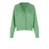 Second Female Brook Knit Boxy Cardigan Green -dame-cardigans Butikk unnamed file 1947