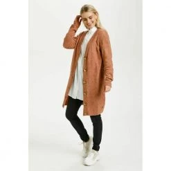 Cream Merle Lang Cardigan Orange -dame-cardigans Butikk unnamed file 1958