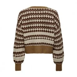 Lysebrun Only Madea Button Cardigan Genser Brown -dame-cardigans Butikk unnamed file 1976