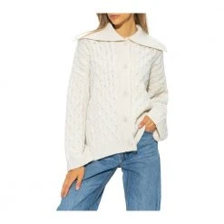 Samsøe Samsøe ‘Kaya’ Cardigan Beige -dame-cardigans Butikk unnamed file 1983