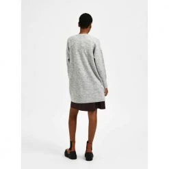 Lysegrå Selected Femme Slflulu New Ls Knit Long Cardigan Cardigan Gray 12 Lysegrå Selected Femme Slflulu New Ls Knit Long Cardigan Cardigan Gray -dame-cardigans Butikk unnamed file 1993
