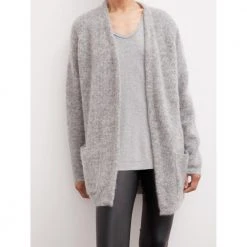 By Malene Birger Belinta Cardigan Gray -dame-cardigans Butikk unnamed file 2
