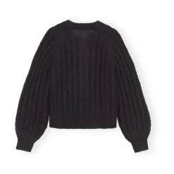 GANNI Sweaters Black Black