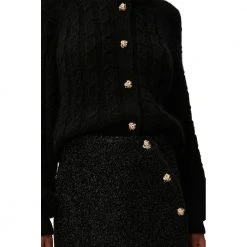 GANNI Sweaters Black Black -dame-cardigans Butikk unnamed file 2003