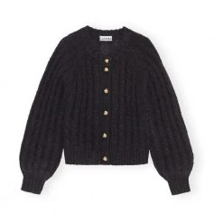 GANNI Sweaters Black Black -dame-cardigans Butikk unnamed file 2004
