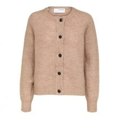 Selected Femme Lulu Cardigan Beige -dame-cardigans Butikk unnamed file 201