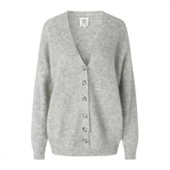 Second Female Grethe Cardigan Gray -dame-cardigans Butikk unnamed file 2034