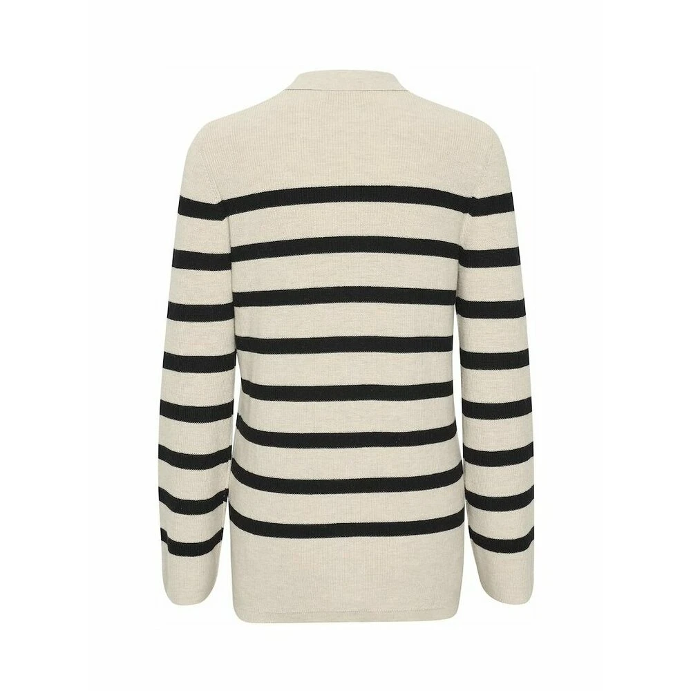 Offwhite Med Sorthe Striper Inwear In Wear Gittel Cardigan Dame White 8 Offwhite Med Sorthe Striper Inwear In Wear Gittel Cardigan Dame White - Bilde 6