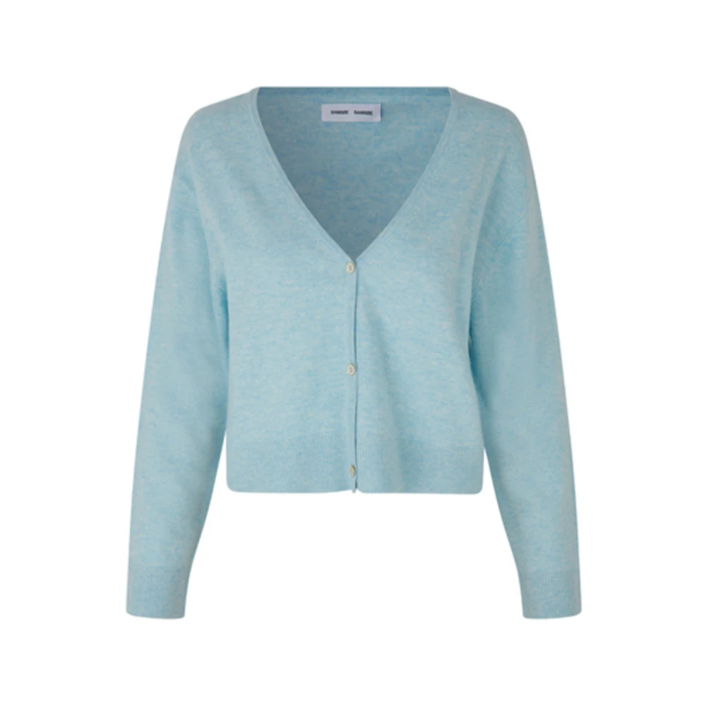 Samsøe Samsøe Lyseblå Samsøe Suzie Cardigan Cardigan Blue 3 Samsøe Samsøe Lyseblå Samsøe Suzie Cardigan Cardigan Blue