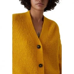 Closed Cardigan Yellow -dame-cardigans Butikk unnamed file 2072