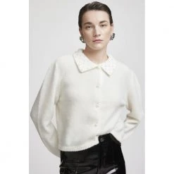 Gestuz AlphaGZ Collar Cardigan Beige 10 Gestuz AlphaGZ Collar Cardigan Beige -dame-cardigans Butikk unnamed file 2107