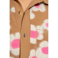 Jacquemus Neve Fleurs Cardigan Brown