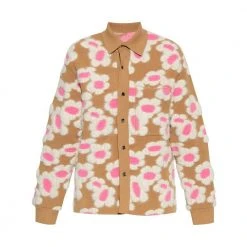 Jacquemus Neve Fleurs Cardigan Brown -dame-cardigans Butikk unnamed file 2113