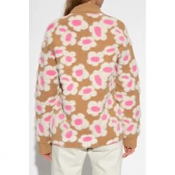 Jacquemus Neve Fleurs Cardigan Brown -dame-cardigans Butikk unnamed file 2115