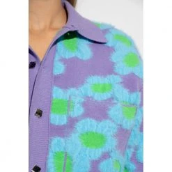 Jacquemus Neve Fleurs Cardigan Purple -dame-cardigans Butikk unnamed file 2157