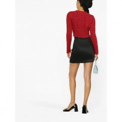 Self Portrait Cardigans Red