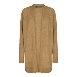 MOS MOSH Thora Long Cardigan Brown