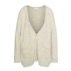 Grå American Vintage East Cardigan - Grå Melert Cardigans Gray