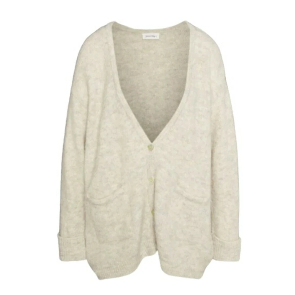 Grå American Vintage East Cardigan - Grå Melert Cardigans Gray 3 Grå American Vintage East Cardigan - Grå Melert Cardigans Gray