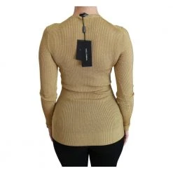 Dolce & Gabbana Cardigan Beige -dame-cardigans Butikk unnamed file 2242