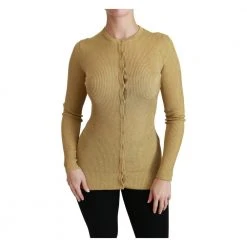 Dolce & Gabbana Cardigan Beige -dame-cardigans Butikk unnamed file 2244