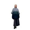 Sjøgrønn Cathrine Hammel Graded Mohair Poncho Poncho Black -dame-cardigans Butikk unnamed file 2256