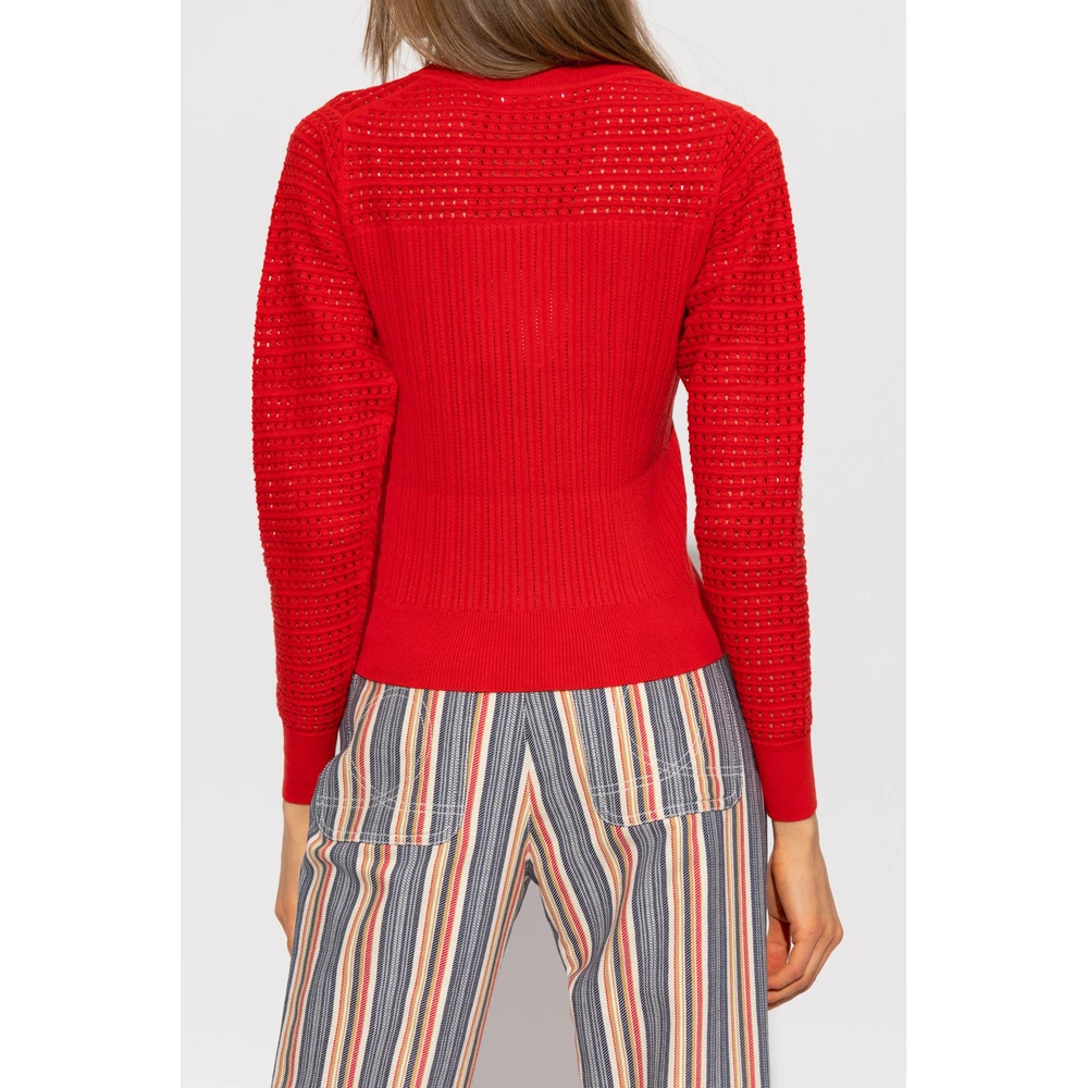 See By Chloé Cardigan Red 7 See By Chloé Cardigan Red - Bilde 5