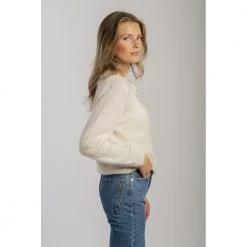 Arnie Says Off-White Arniesays: Francis Genser White -dame-cardigans Butikk unnamed file 2289