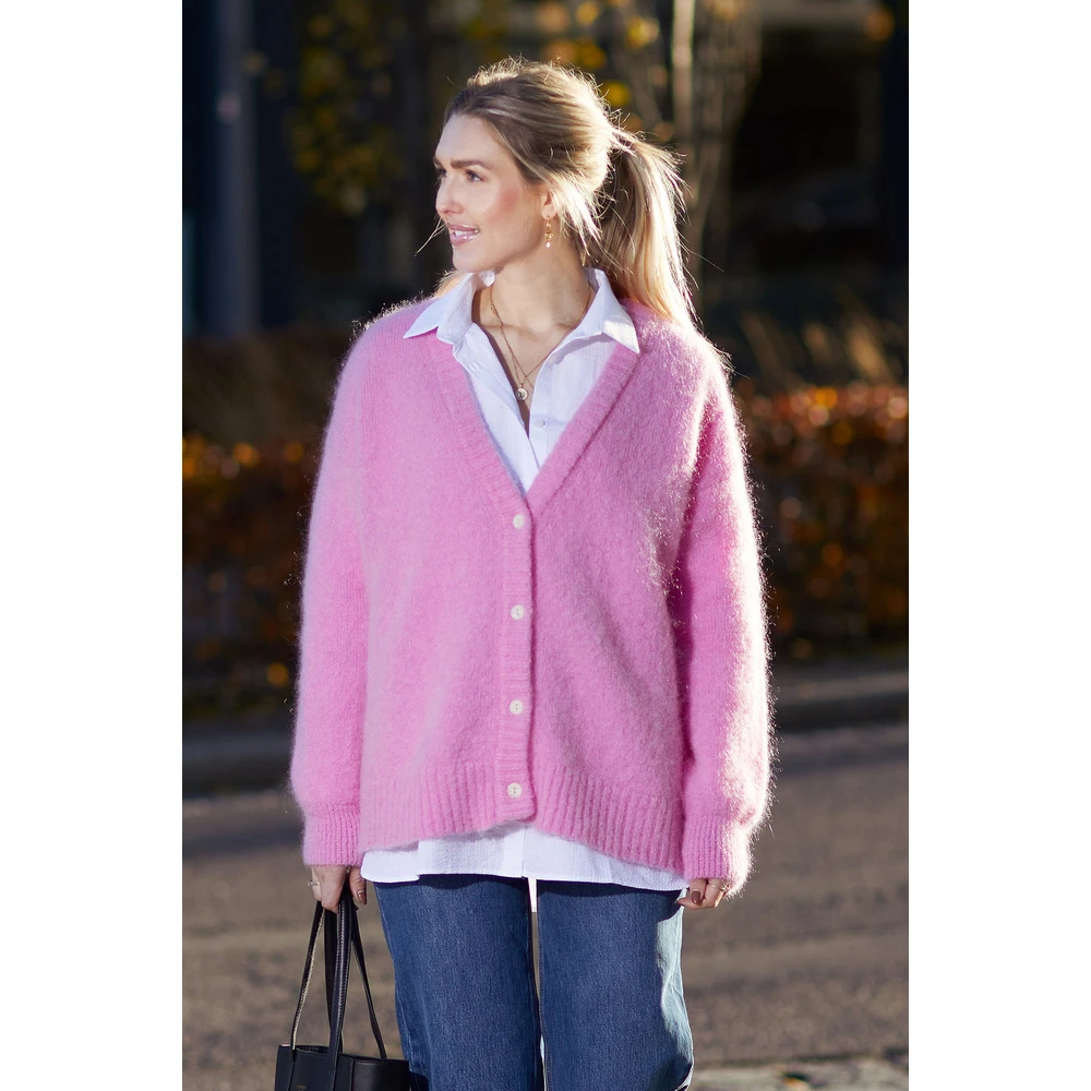 American Vintage Pinobery Genser Pink 3 American Vintage Pinobery Genser Pink