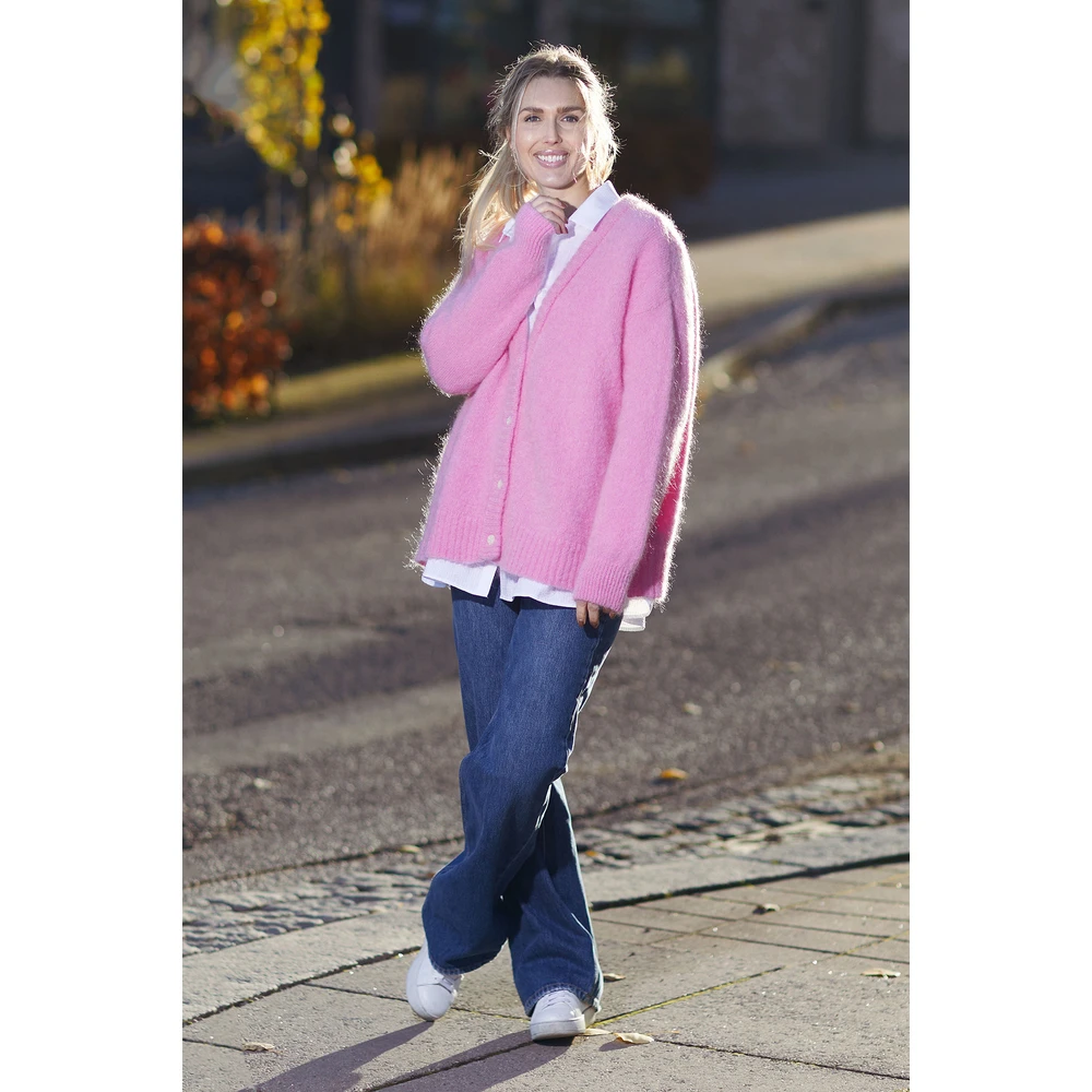 American Vintage Pinobery Genser Pink 4 American Vintage Pinobery Genser Pink - Bilde 2