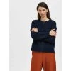 Selected Femme Lulu Ls Knit Short Cardigan - Dark Sapphire Melange Blue -dame-cardigans Butikk unnamed file 230