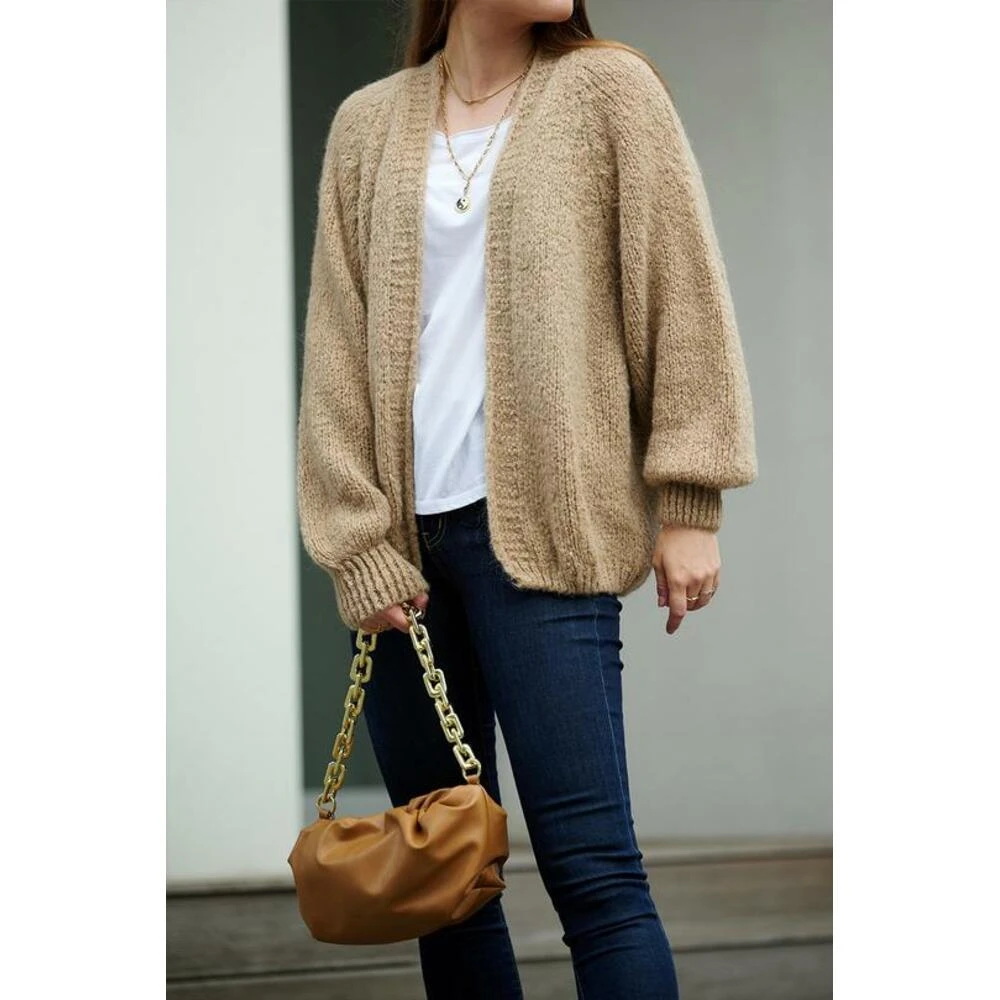 Noella Knit Cardigan Yttertøy Beige 6 Noella Knit Cardigan Yttertøy Beige - Bilde 4