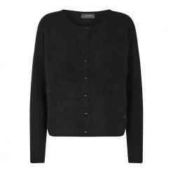 MOS MOSH Almine Knit Cardigan Black