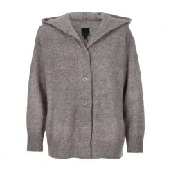 Ane Mone Cardigan Med Hette! Brown