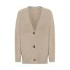 Beige Dear Dharma Beige Yak Cardigan Cardigan Beige