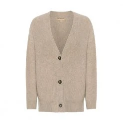 Beige Dear Dharma Beige Yak Cardigan Cardigan Beige